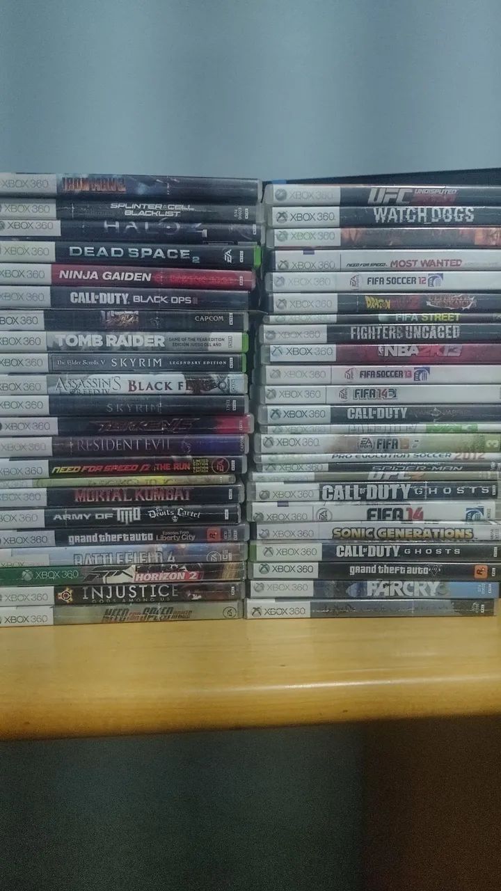 xbox 360 slim preto jogos e kinect - Foto 6