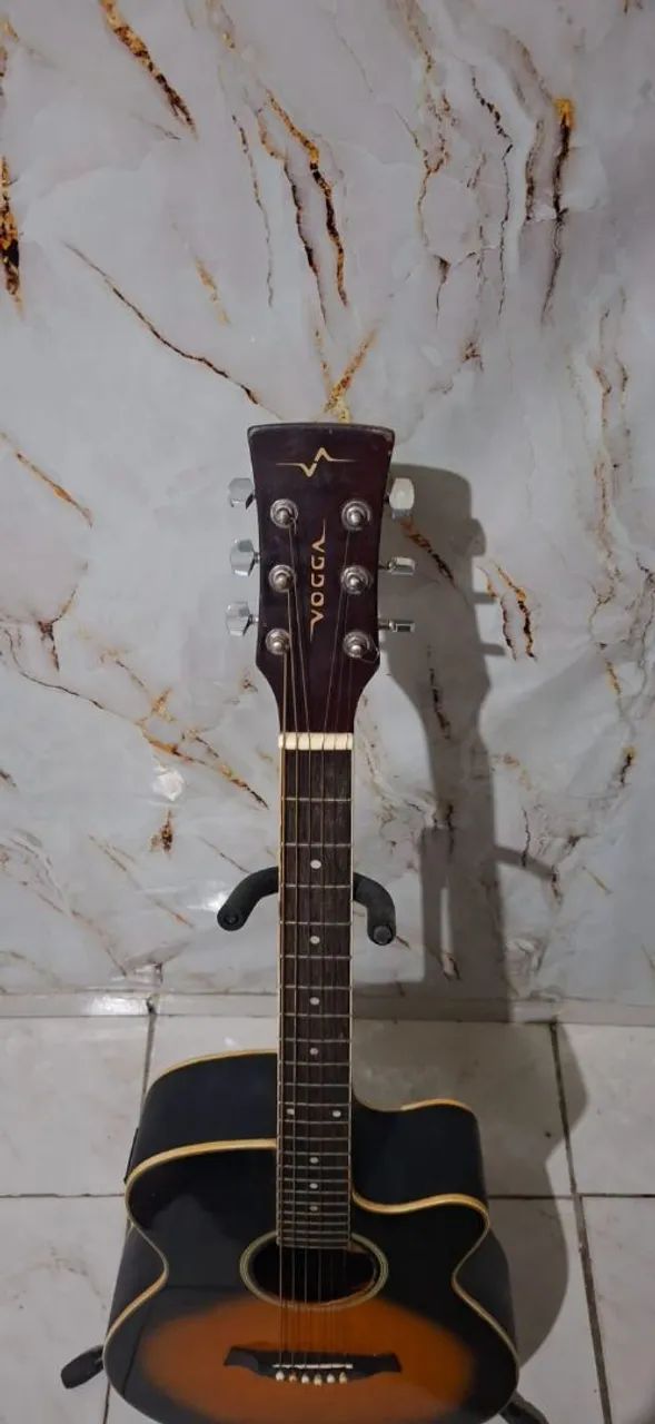 Lindo violão vooga elétrico  - Foto 3