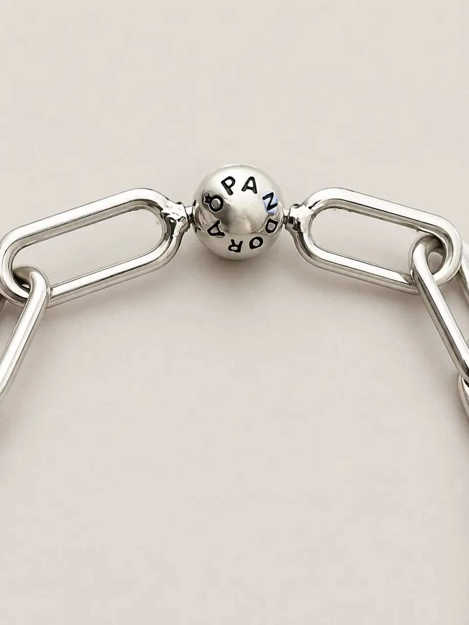 pulseira corrente de elos . prata 925. 19,5cm de comprimento.  - Foto 2
