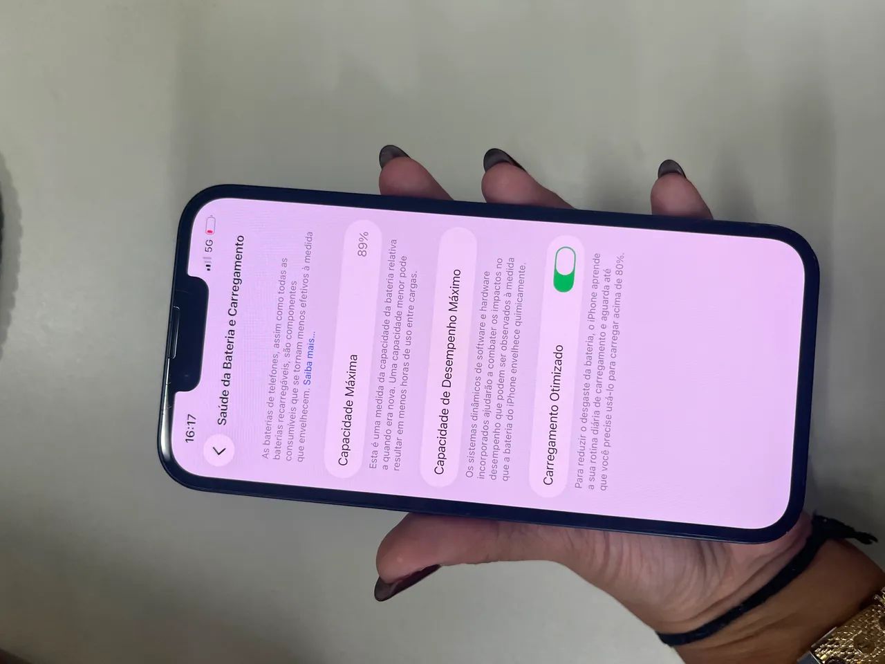 IPHONE 13 - PRETO - 128gb  - Foto 2