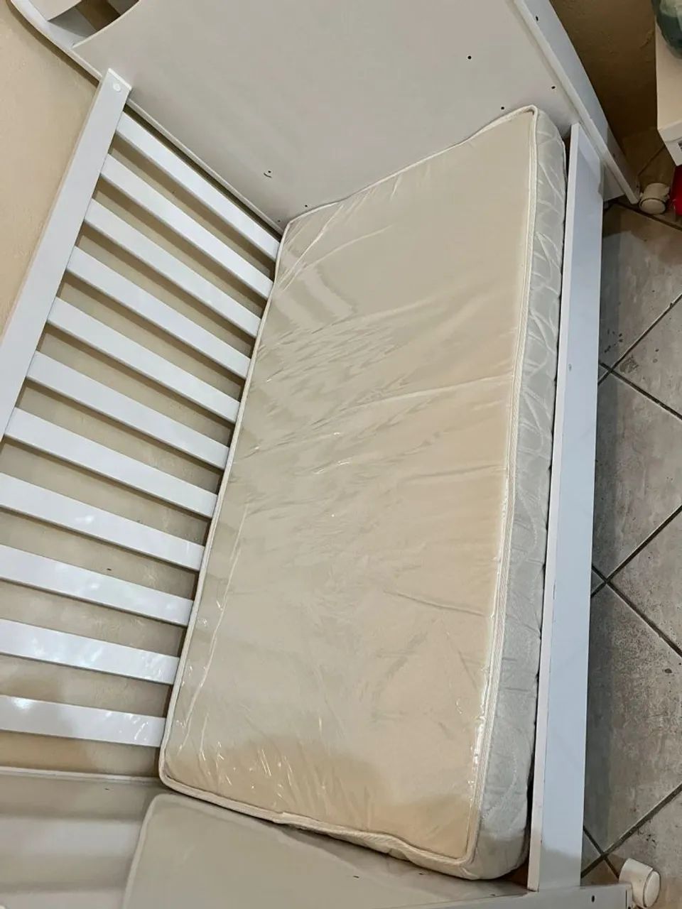 Berço americano 3 em 1 + colchão impermeável. - Foto 4