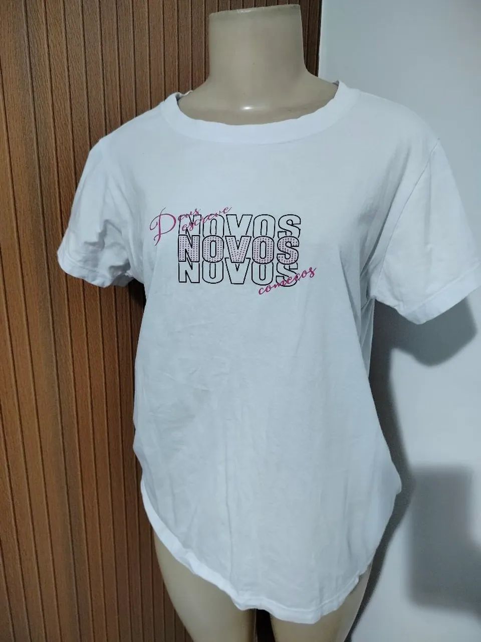 Blusinha t shirt branca 