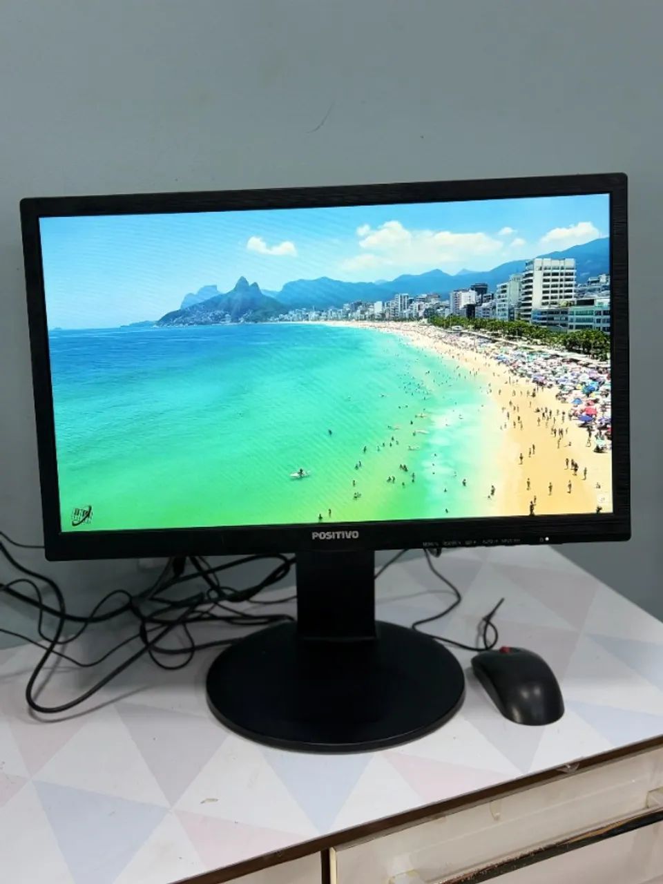 Monitor LED 22 Polegadas Positivo 22MP55PJ com Suporte Regulável e HDMI   - Foto 4