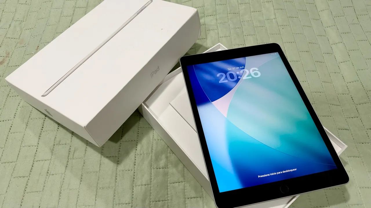 iPad 9ª Geração 64GB Impecável + Caixa e Carregador Original