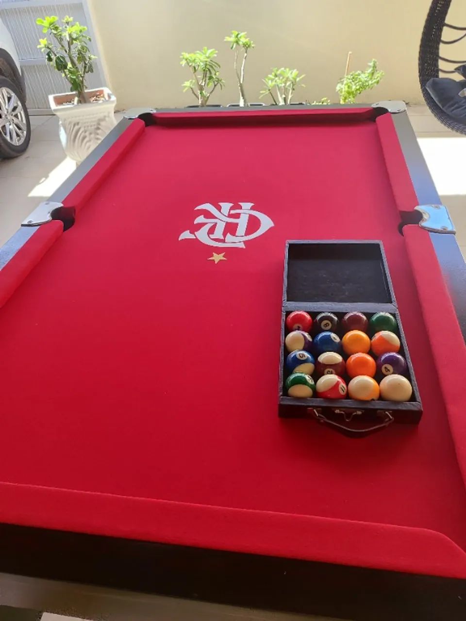 Sinuca personalizada clube de regatas flamengo 