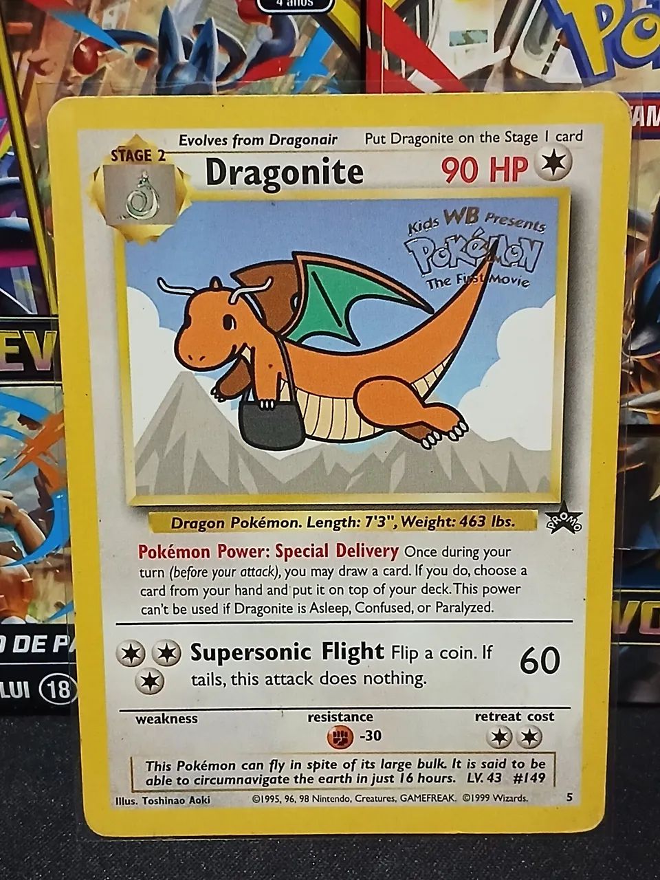 Carta Pokémon Dragonite 1999 - Foto 3