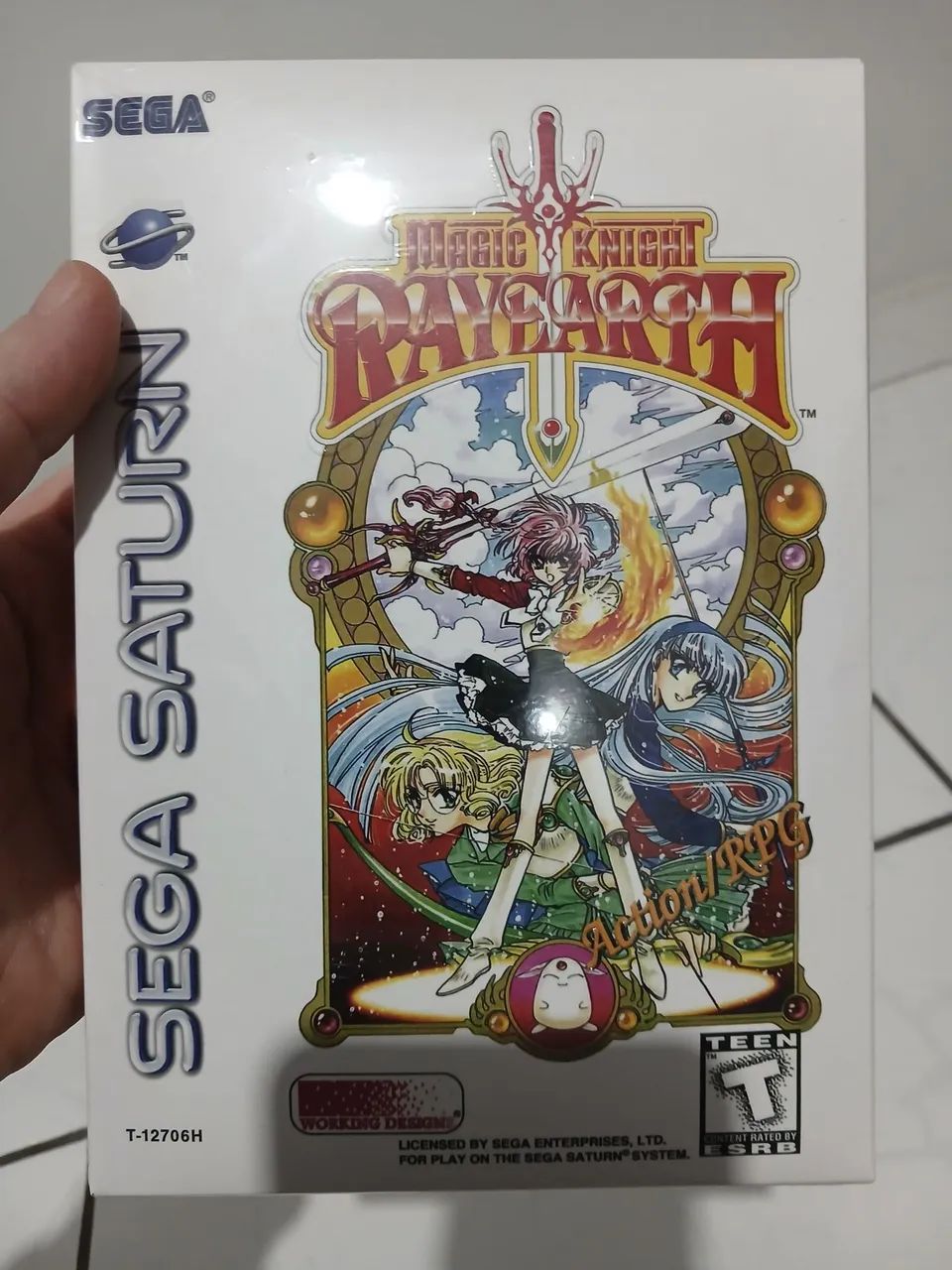 REPRO Magic Knight Rayearh Sega Saturn