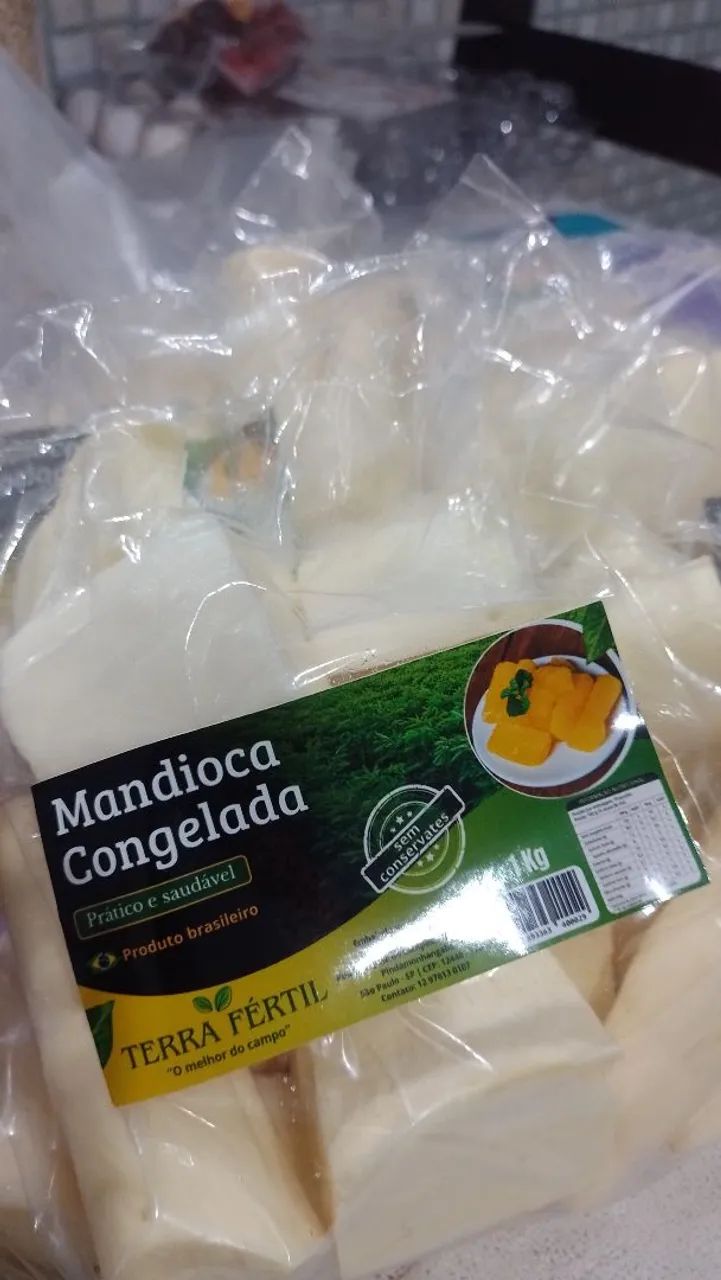 Mandioca cascada e congelada. - Foto 2