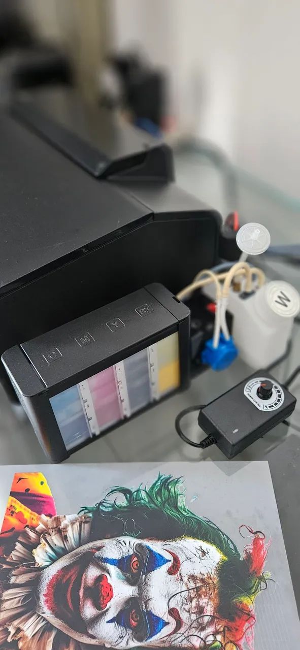 ? IMPRESSORA PARA DTF COM VÁCUO INTERNO E SISTEMA 100% AUTOMÁTICO