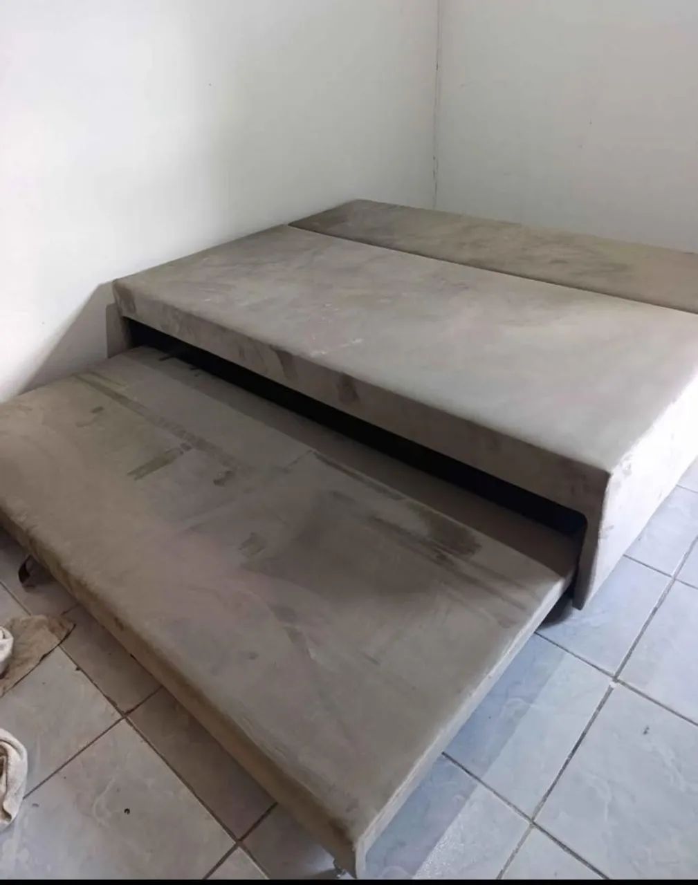 Base de Cama Box Casal + Cama Auxiliar (NOVA DE FÁBRICA!) COM NOTA!