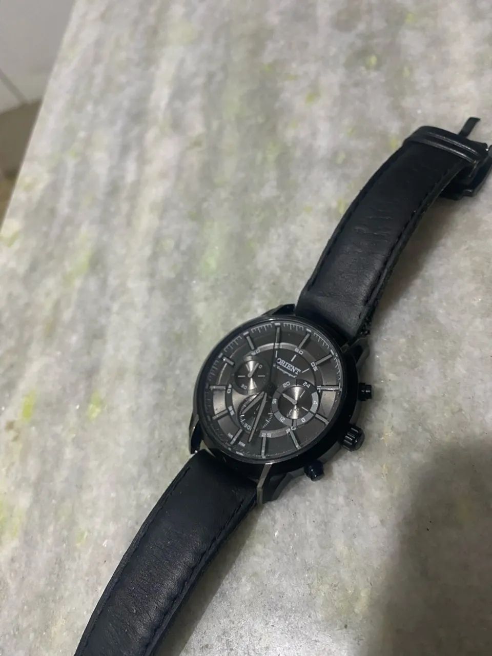 Relógio orient chronograph preto - Foto 5