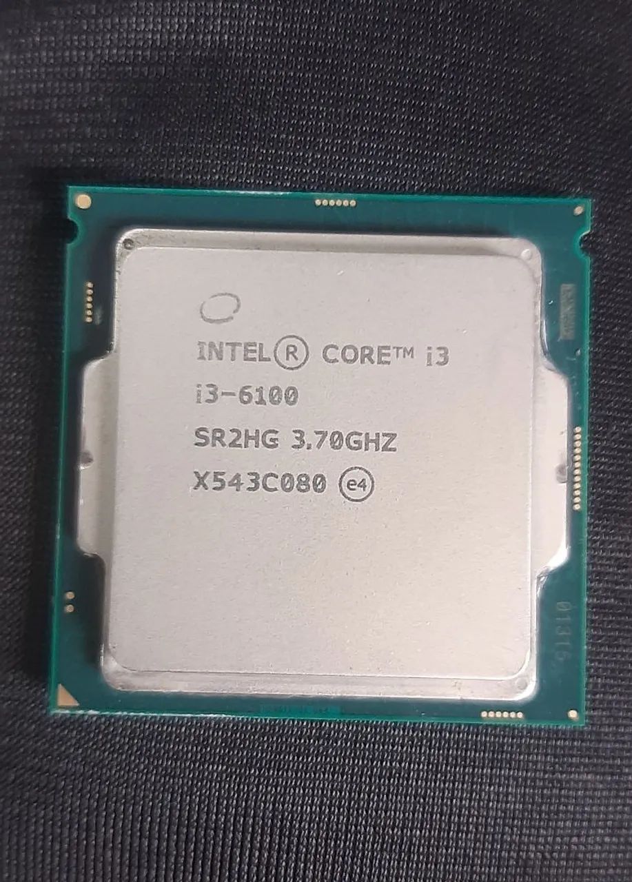 Processador intel core i3 6100 com o Whater Cooler 