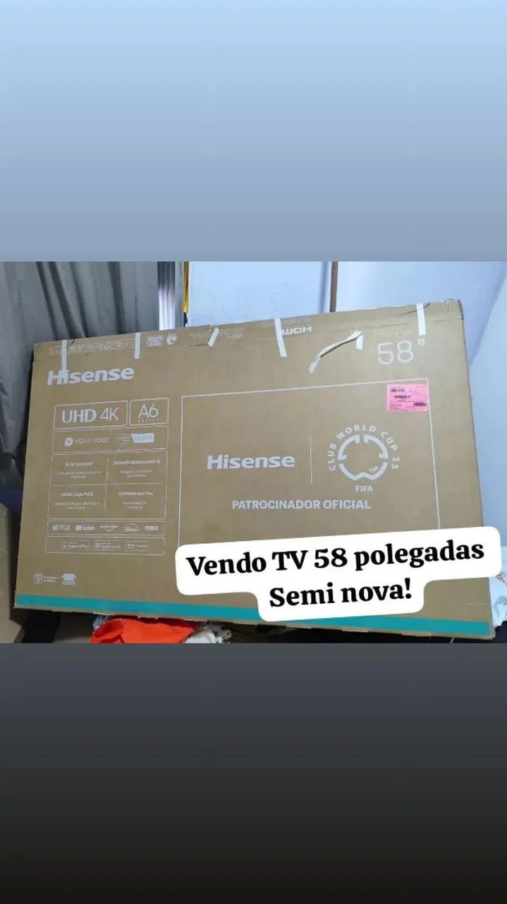 TV HISENSE 58 POLEGADAS SEMINOVA - Foto 2