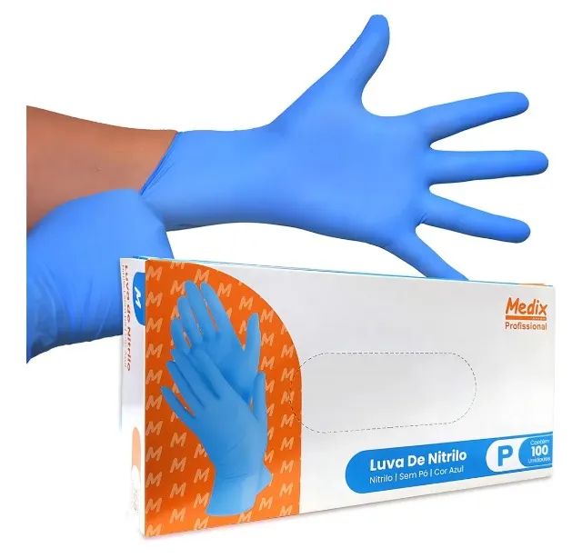 Luva de procedimentos Nitrilica - Foto 2