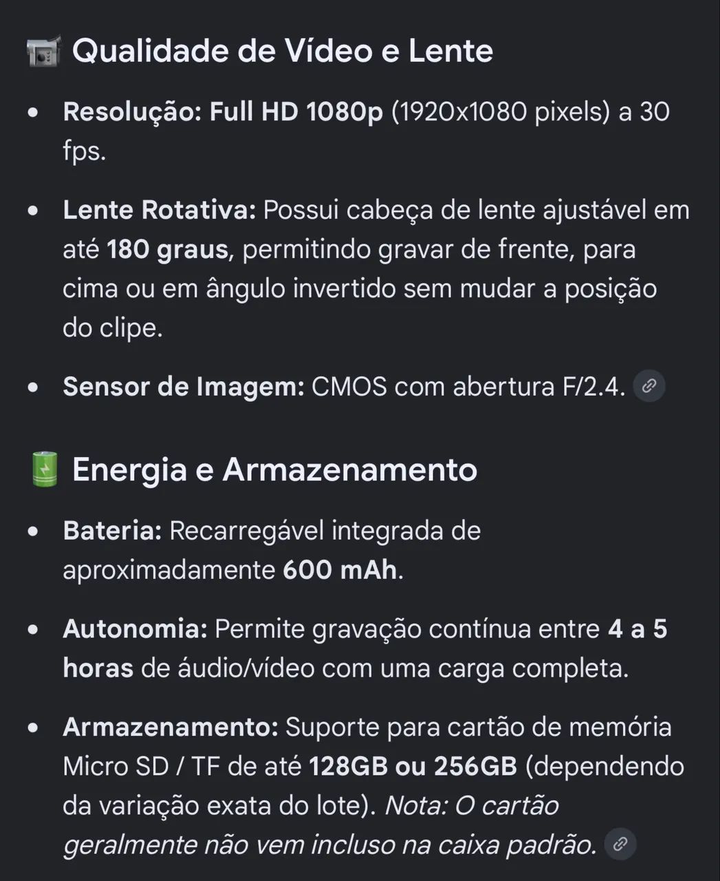 Câmera corporal - Foto 3