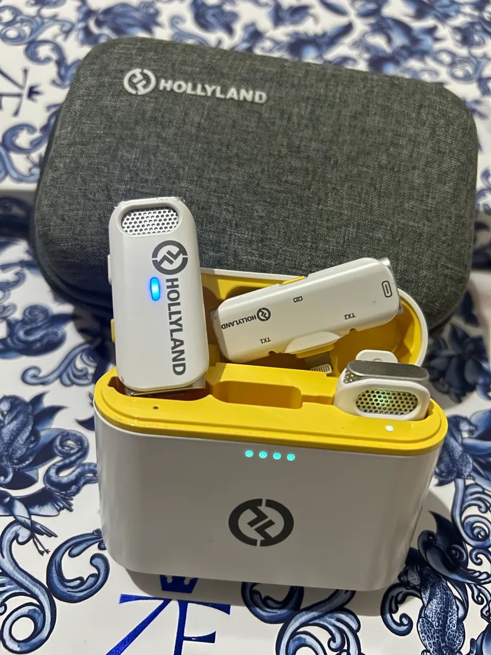 Microfone Lapela Sem Fio Hollyland LARK M1 DUO - Foto 2