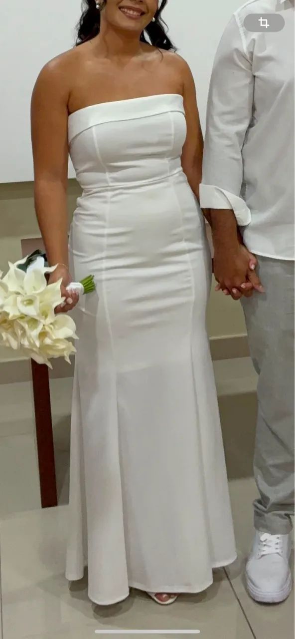 VESTIDO NOIVA CIVIL  - Foto 2