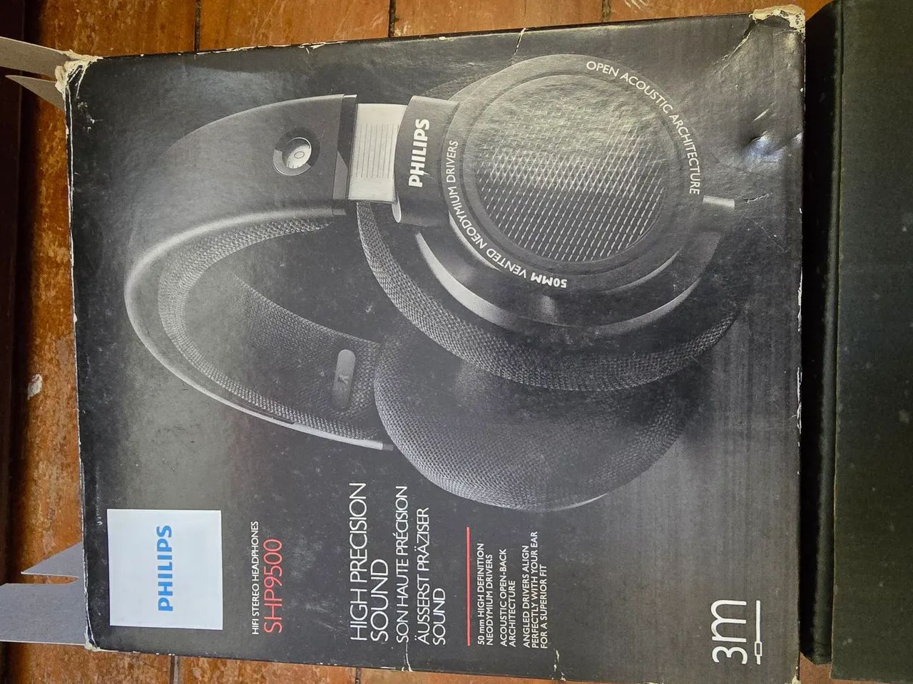 Headphone shp9500 com espumas modificadas 