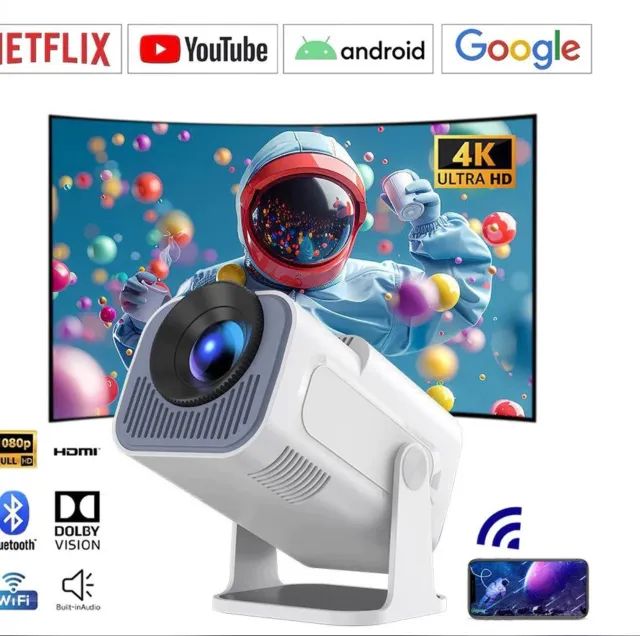Projetor Smart HY320 Full HD | Android, Wi-Fi e Bluetooth - Foto 2