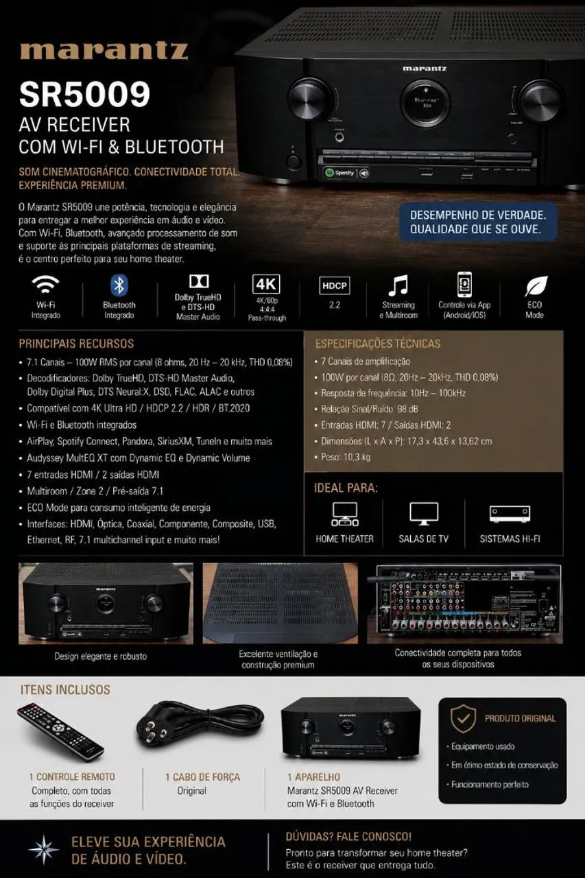 Receiver Marantz SR 5009 