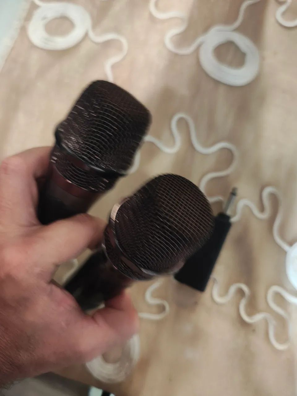 Microfone Duplo Sem Fio - Recarregável  - Foto 5