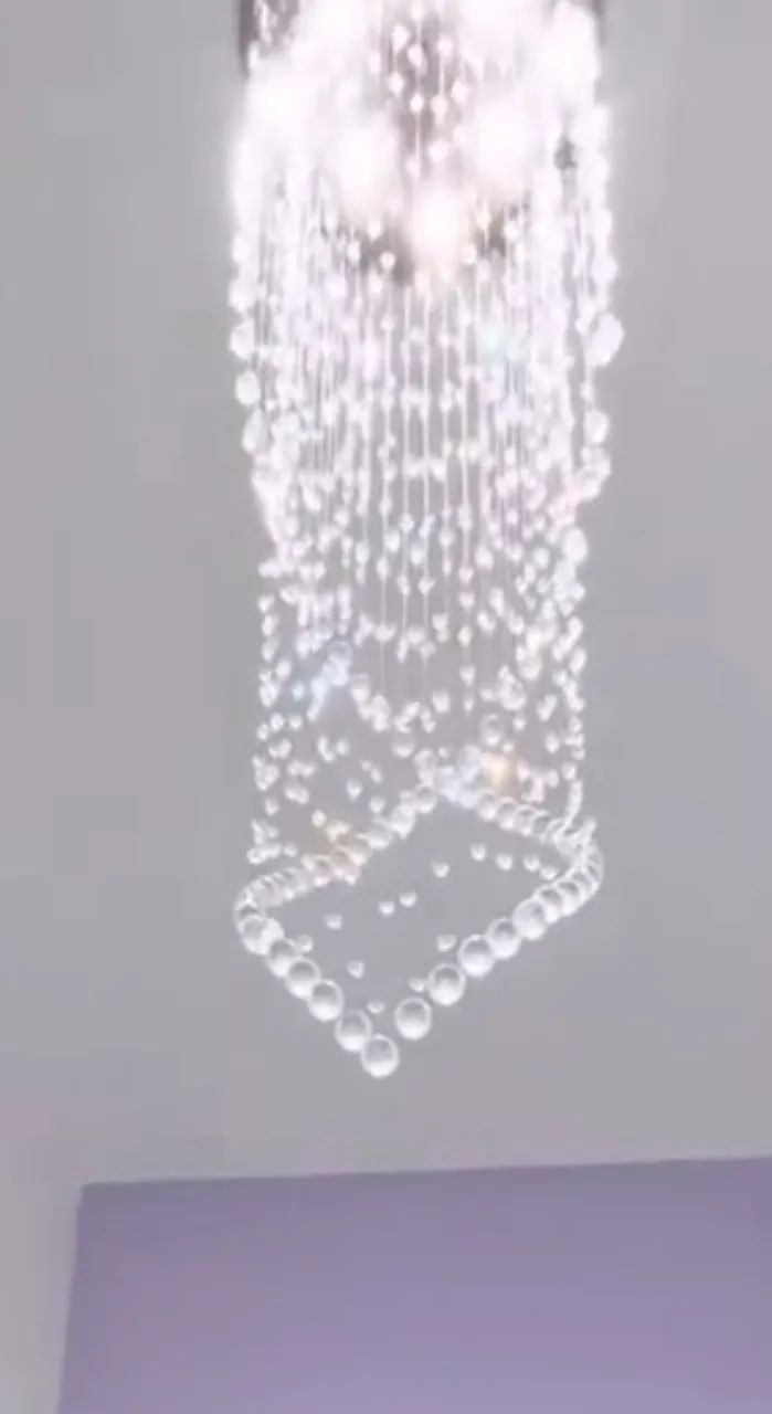 Luminária de cristal 