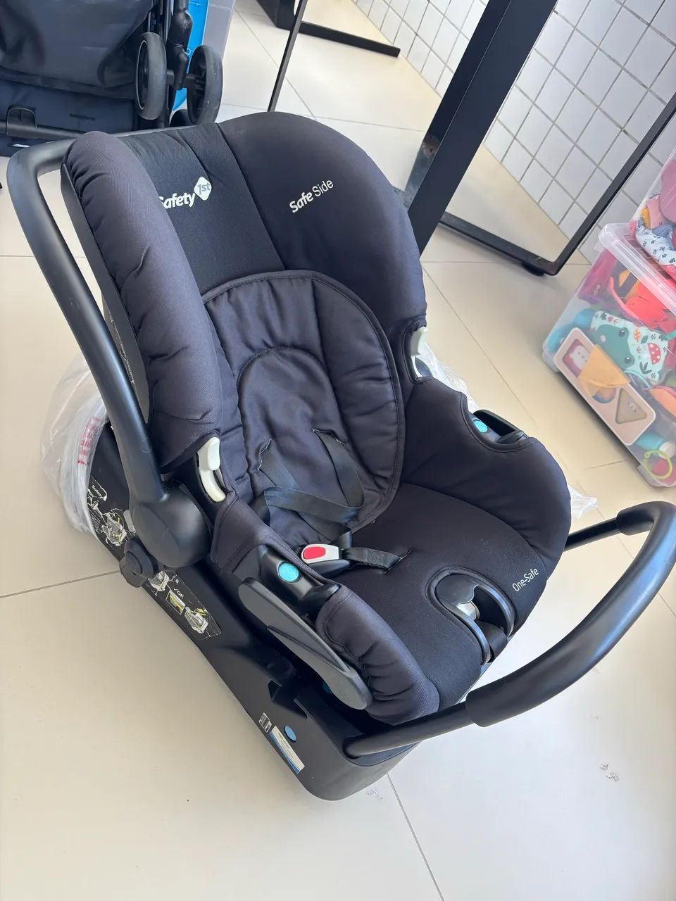 Carrinho safety 1st com bebê conforto  - Foto 3