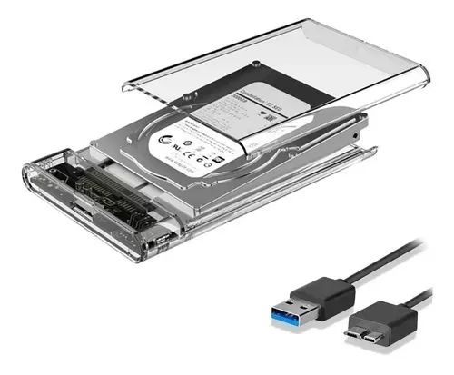 Case para Hd Sata 3.0 Transparente 2.5? Knup Kp-hd012 *ENTREGA GRÁTIS* - Foto 4