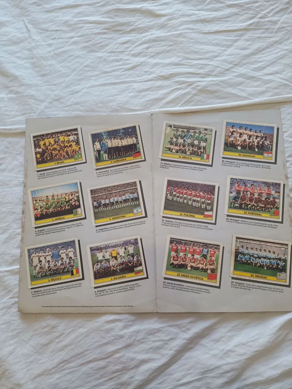 Álbum Game Card Copa do Mundo 1986 Multi Editora  - Foto 2