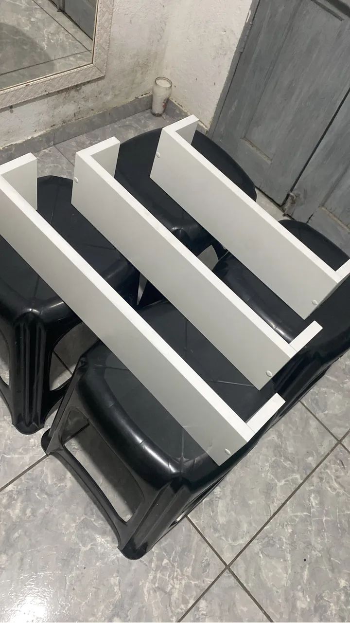 Kit com prateleiras em mdf 