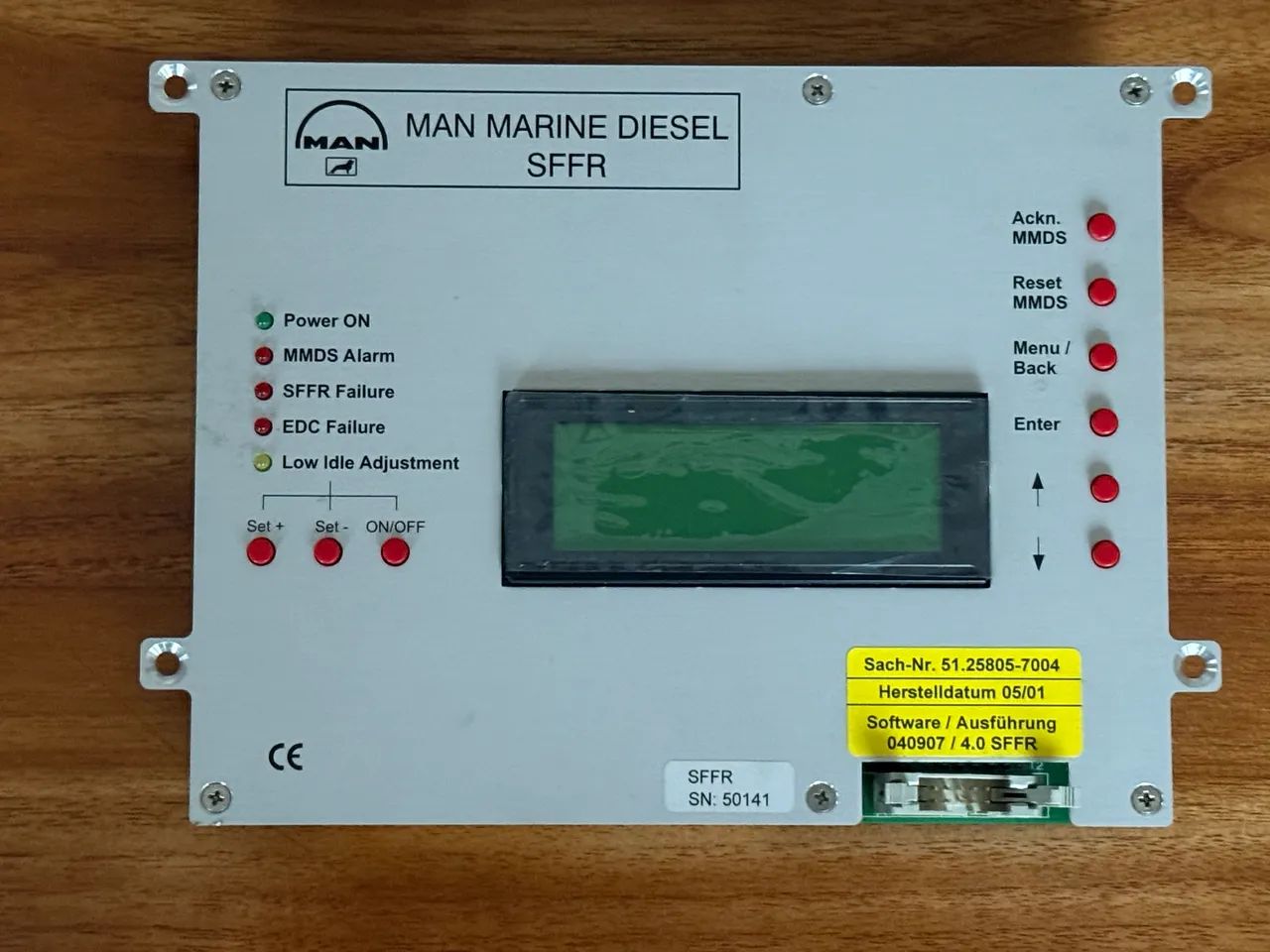 Computador Motor MAN Marine SFFR 51.25805-7004 Böning - Novo na Caixa