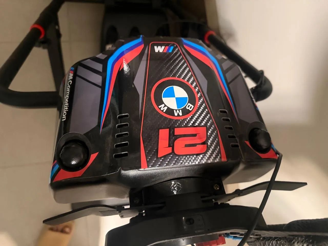 Volante logitech cockpit g29 com upgrades - Foto 4