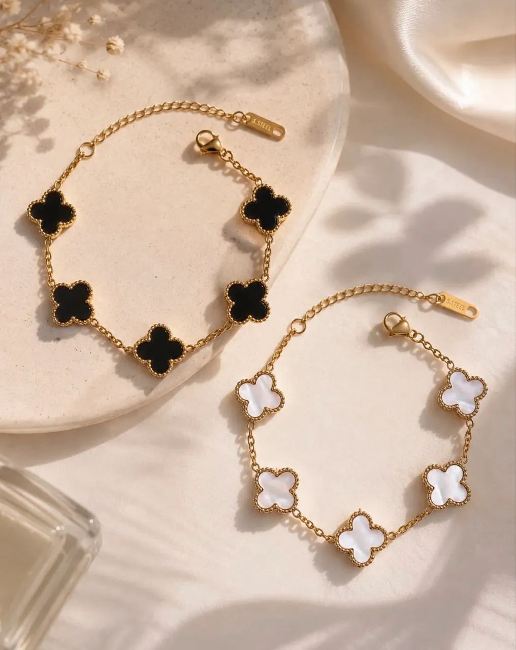 Pulseiras femininas de aço inoxidável  - Foto 4