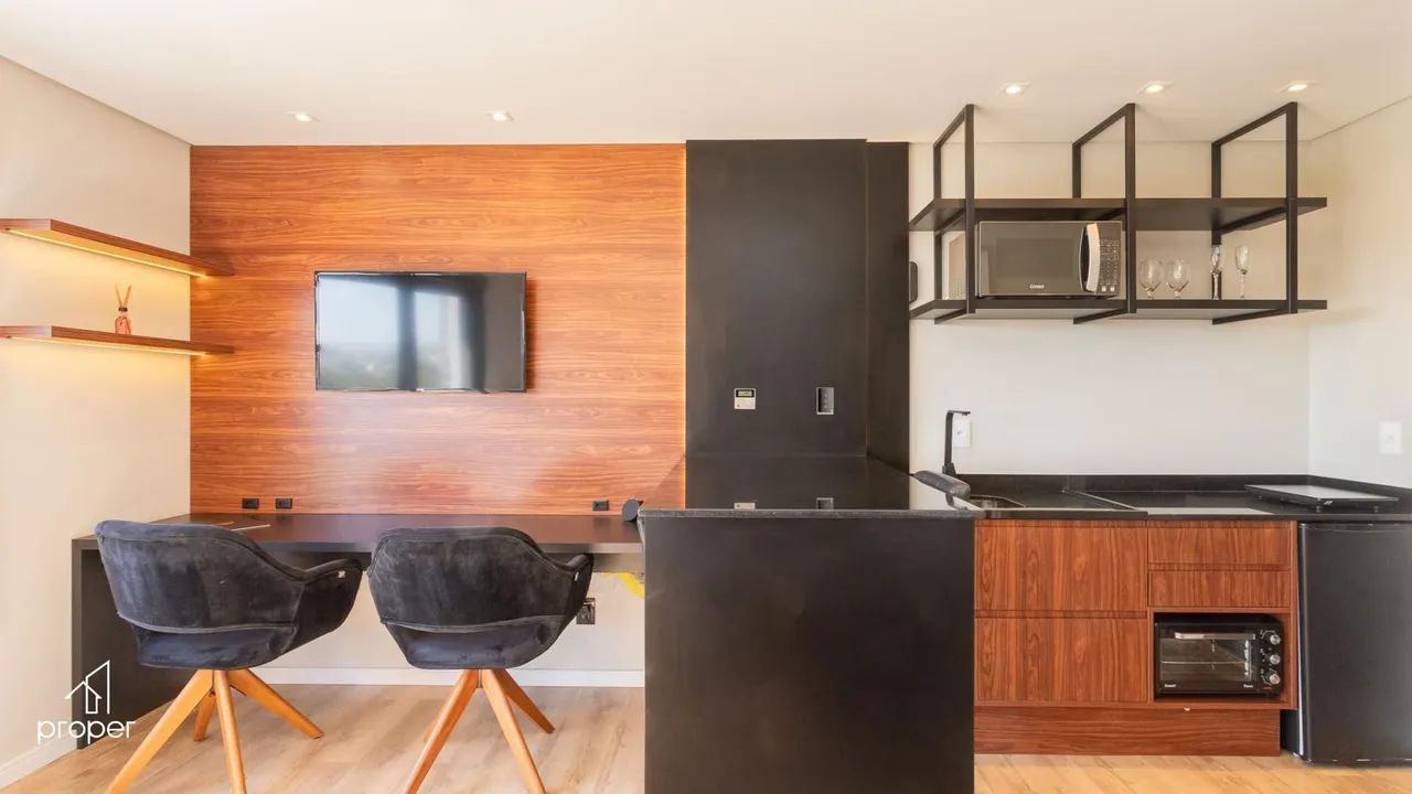 Studio mobiliado à venda no Parque Una - Pelotas.