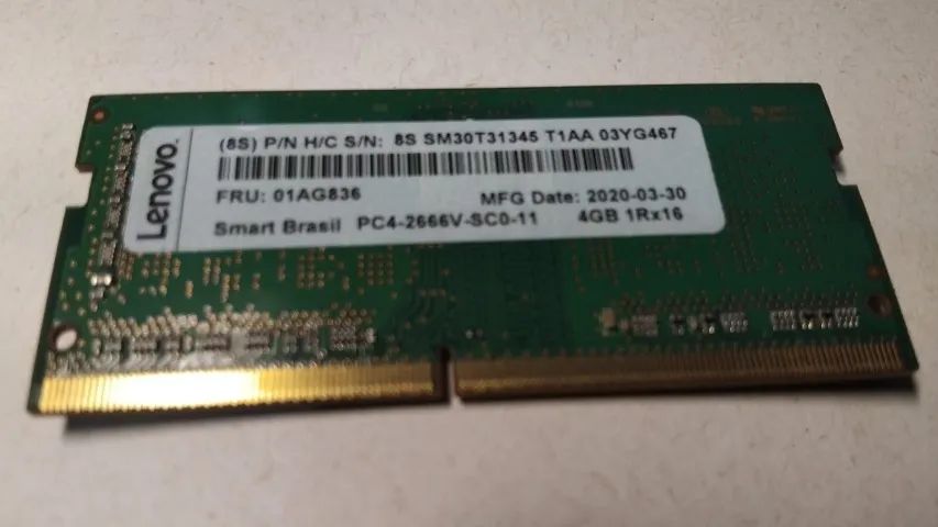 Memoria RAM - DDR4 - 4GB - Original LENOVO   - Foto 2