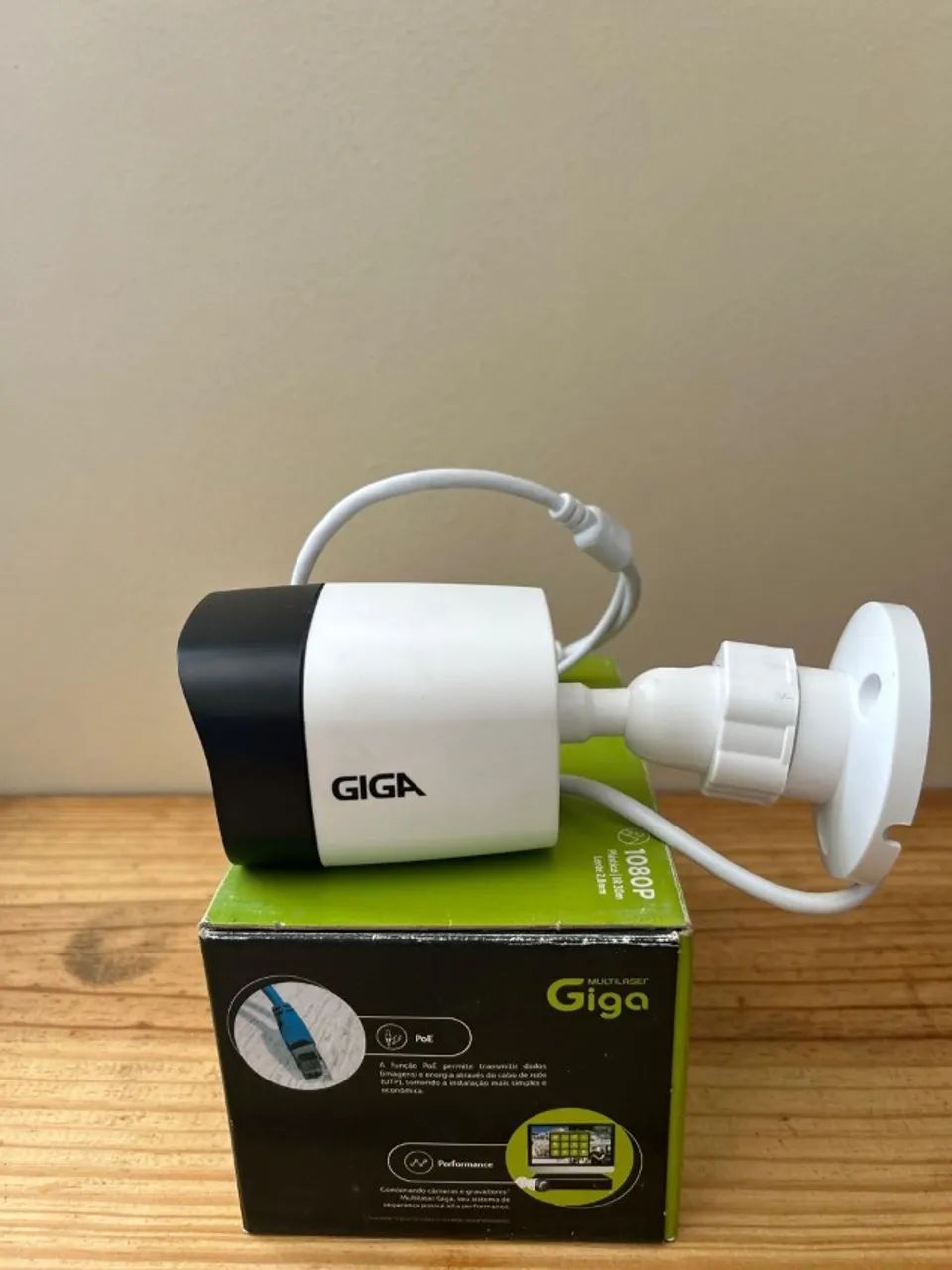 Câmera IP Bullet Giga Full HD 1080p GS0371 - Nova e com PoE - Foto 3