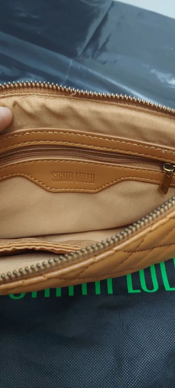Bolsa Transversal  Retangular  Santa Lolla - Foto 4