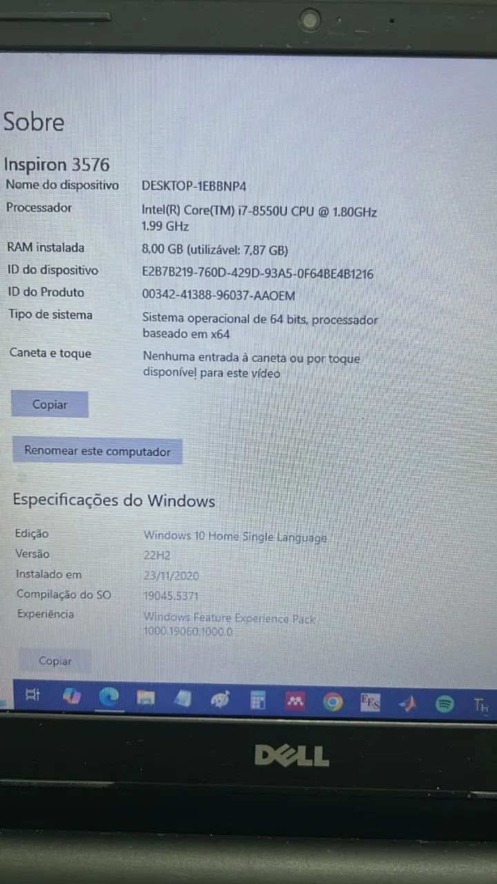 Notebook Dell Inspiron 3576 - Foto 3