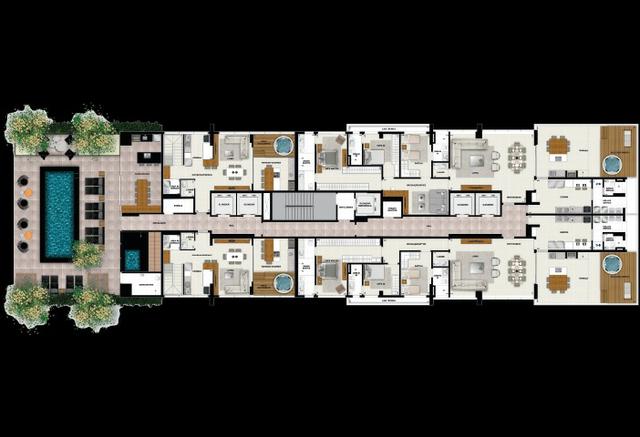 Spot Marista, Apartamento 120m2, 3 suítes, 2 vagas, Setor Marista, Goiânia - Go - Foto 16