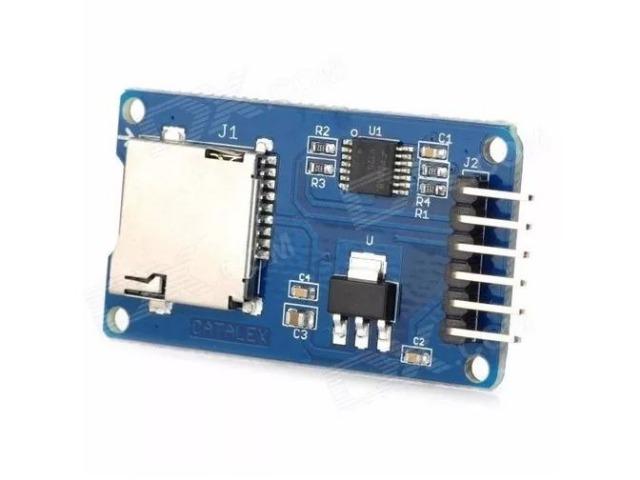 COD-AM50 Modulo Leitor Cartão Tf Micro Sd Spi Arduino - Automação - Robotica - Foto 2