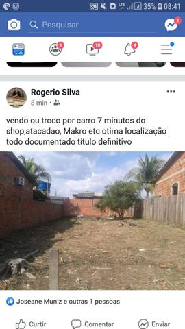 Terreno 10x25 todo murado troco por carro