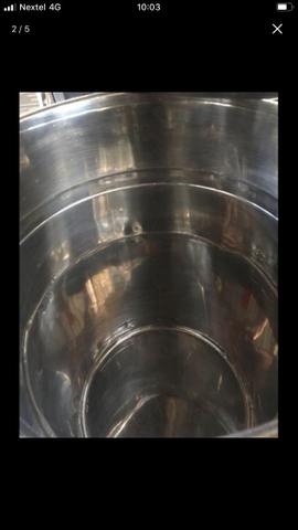 Bombona em aço inox 85 litros com alça - Foto 2