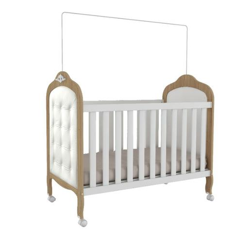 Berço que vira Mini Cama - com Capitonê - Elô *NOVO* ShopMix Móveis