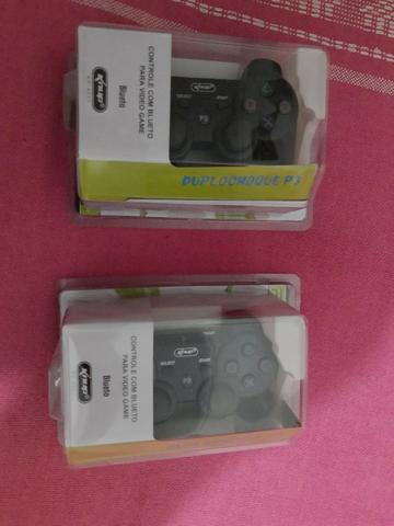 Controle joystick Knup KP-4021 preto - Novo Lacrado - Foto 3