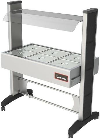 Carro Térmico 6 Cubas Quente EM 127v (Super Luxo) Gastromaq - *Pagamento na Entrega