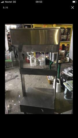 Porta talher, pratos e pães industrial. Tudo em aço inox!!!! - Foto 5