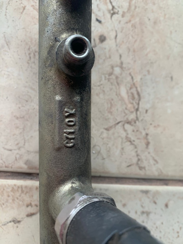 Flauta dos bicos c/sensor fiat ducato/iveco 2,8 original - Foto 4