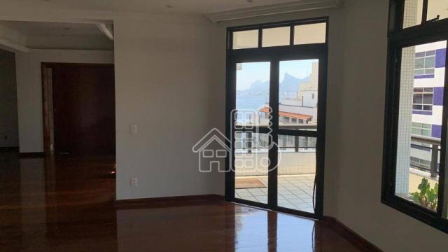 Apartamento com 4 dormitórios para alugar, 296 m² por R$ 4.000,00/mês - Icaraí - Niterói/R - Foto 7