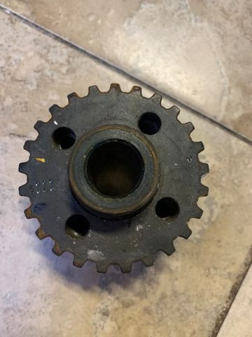 Polia emgrenagem virabrequim fiat ducato multijet 2,3 original - Foto 5