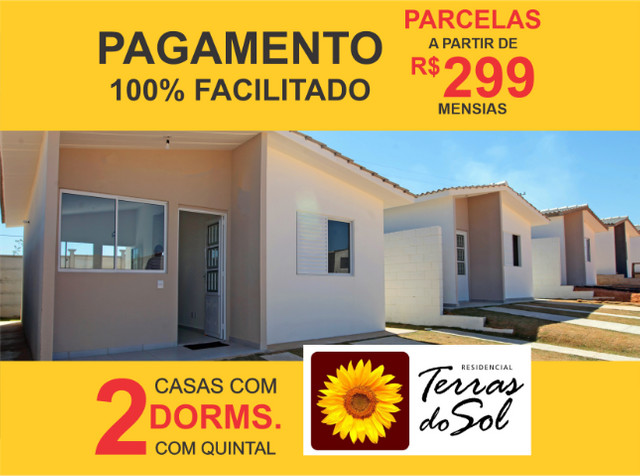 Casa 40!!! Agora ficou mais fácil conquistar sua casa própria!!!
